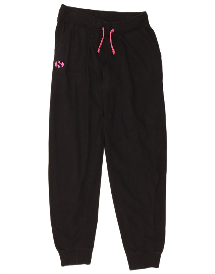 Superga Womens Tracksuit Trousers Joggers UK 10 Small  Black
