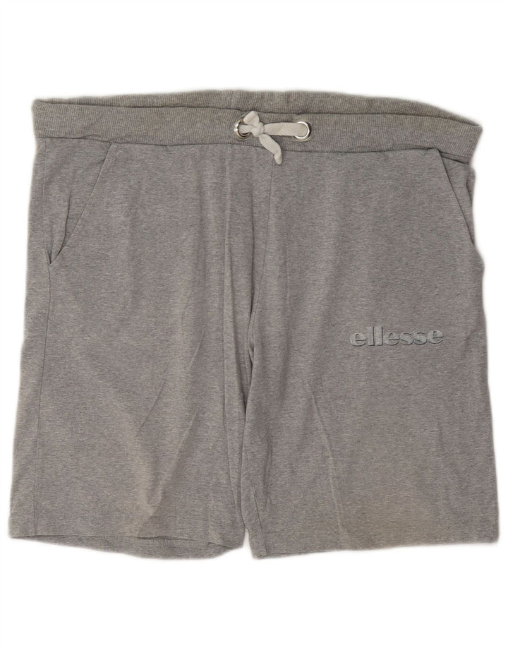 Ellesse Mens Sport Shorts Large Grey Cotton