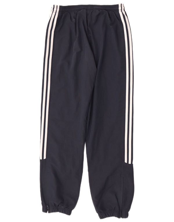 Adidas Womens Tracksuit Trousers Joggers UK 14 Medium Navy Blue Polyester