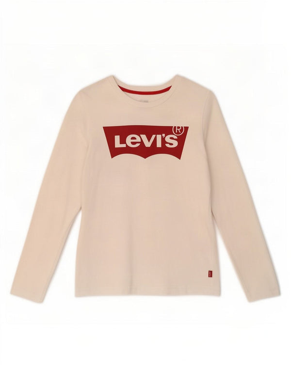 Levi's Girls Graphic Top Long Sleeve 11-12 Years White