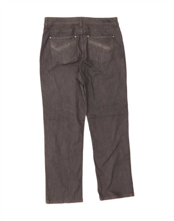 LEE Womens Classic Fit Casual Trousers W36 L31 Grey Cotton Vintage Lee and Second-Hand Lee from Messina Hembry 