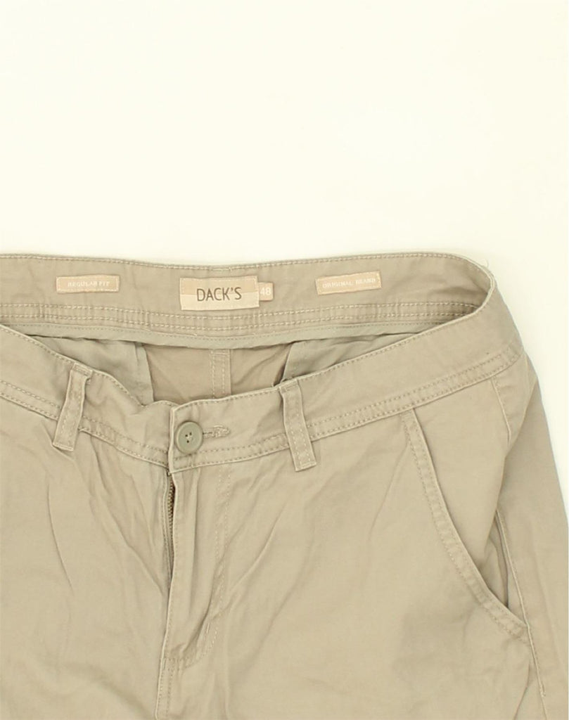 DACK'S Mens Chino Shorts IT 48 Medium W33 Beige Cotton | Vintage Dack's | Thrift | Second-Hand Dack's | Used Clothing | Messina Hembry 