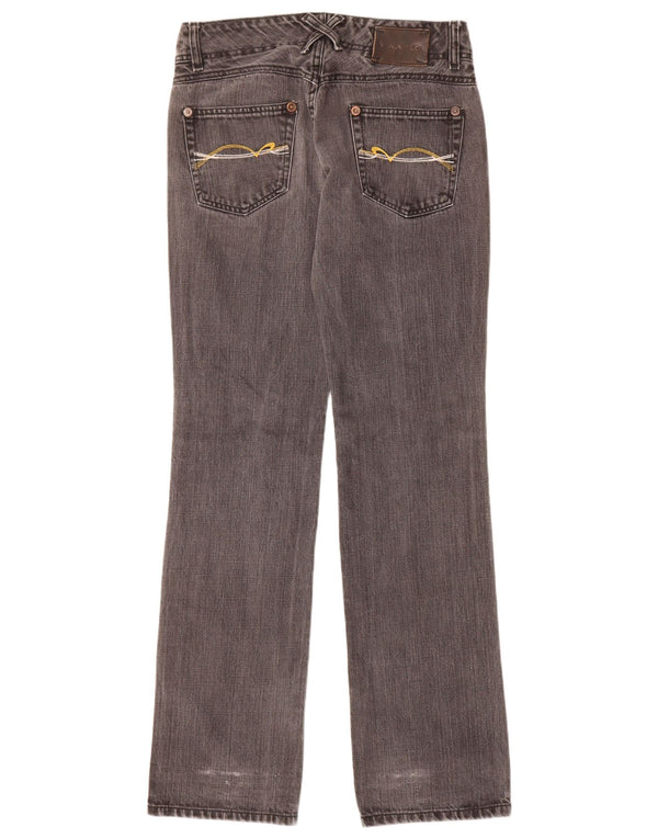 Max & Co. Womens Straight Jeans W27 L33 Grey Cotton