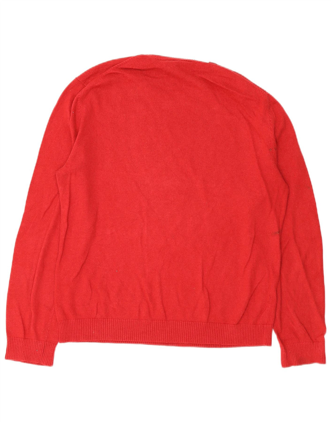Gap Mens Crew Neck Jumper Sweater Large Red Cotton