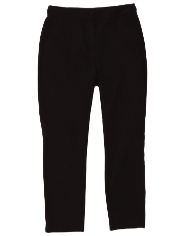 Zara Womens Slim Chino Trousers Medium W28 L26 Black Cotton