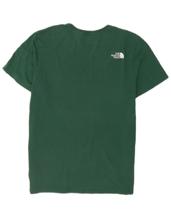 The North Face Mens Graphic T-Shirt Top Large Green Cotton