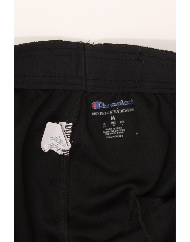 CHAMPION Womens Tracksuit Trousers UK 14 Medium  Black Polyester Vintage Champion and Second-Hand Champion from Messina Hembry 