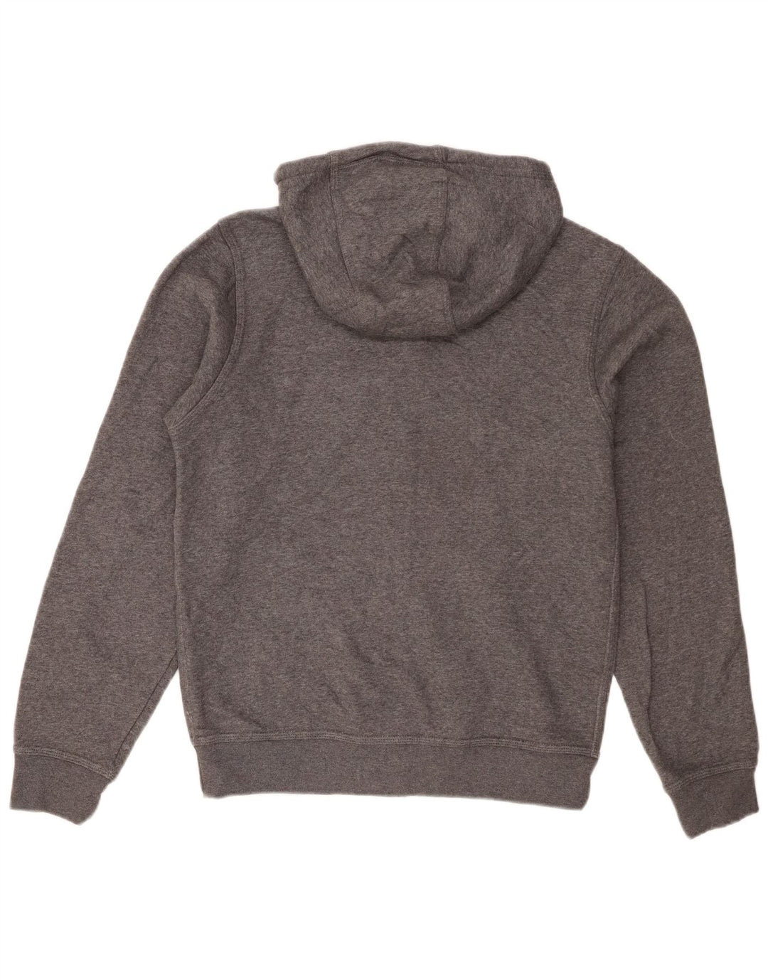 Nike Mens Zip Hoodie Sweater Small Grey Flecked Cotton