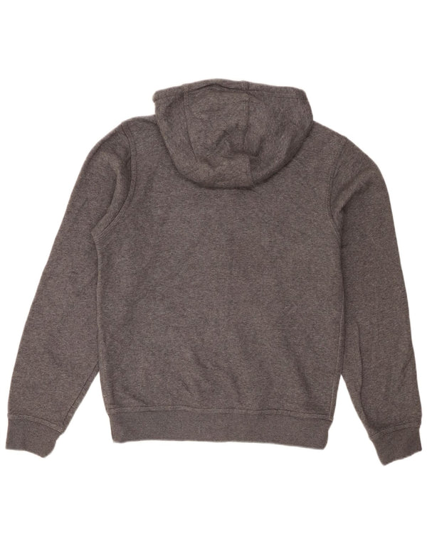 Nike Mens Zip Hoodie Sweater Small Grey Flecked Cotton