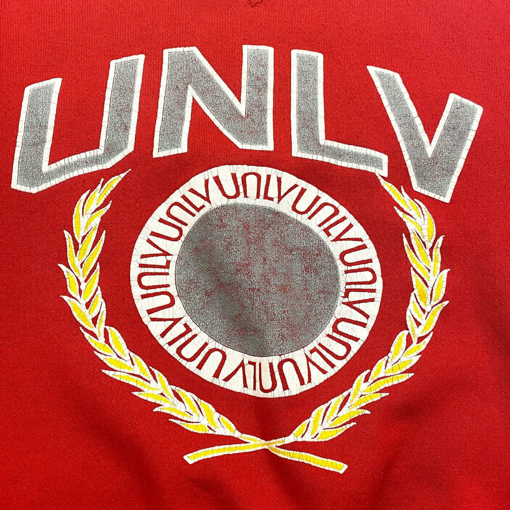 University of Nevada Las Vegas Champion Sweatshirt | Vintage 90s Varsity Collage | Vintage Messina Hembry | Thrift | Second-Hand Messina Hembry | Used Clothing | Messina Hembry 