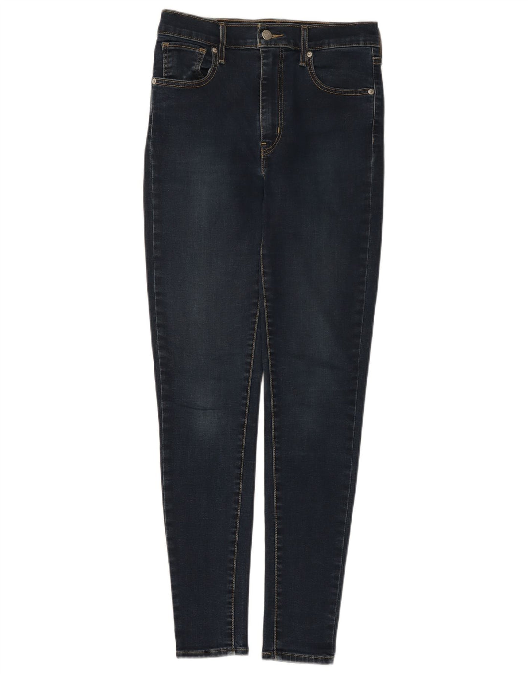 Levi's Womens Skinny Jeans W29 L30 Navy Blue Cotton