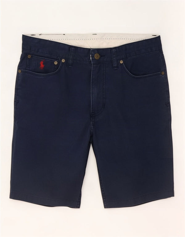 Polo Ralph Lauren Mens Casual Shorts Medium W32 Navy Blue Cotton