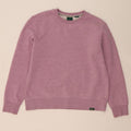 SUPERDRY Womens Oversized Sweatshirt Jumper UK 14 Large Pink Flecked Vintage Superdry and Second-Hand Superdry from Messina Hembry 