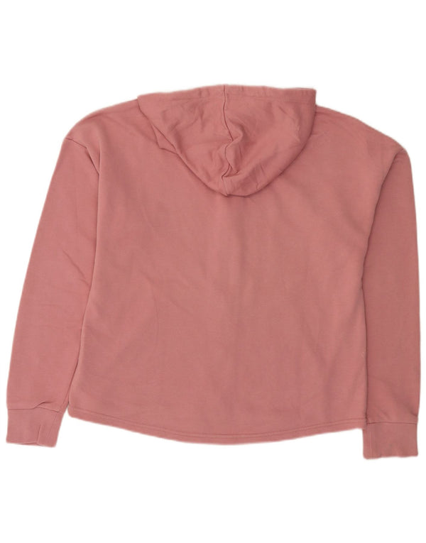 Puma Womens Zip Hoodie Sweater UK 18 XL Pink Cotton