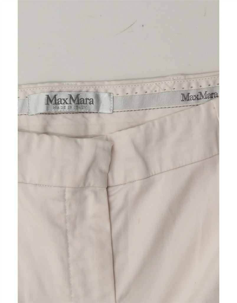 MAX MARA Womens Tapered Chino Trousers W28 L26  Pink Vintage Max Mara and Second-Hand Max Mara from Messina Hembry 