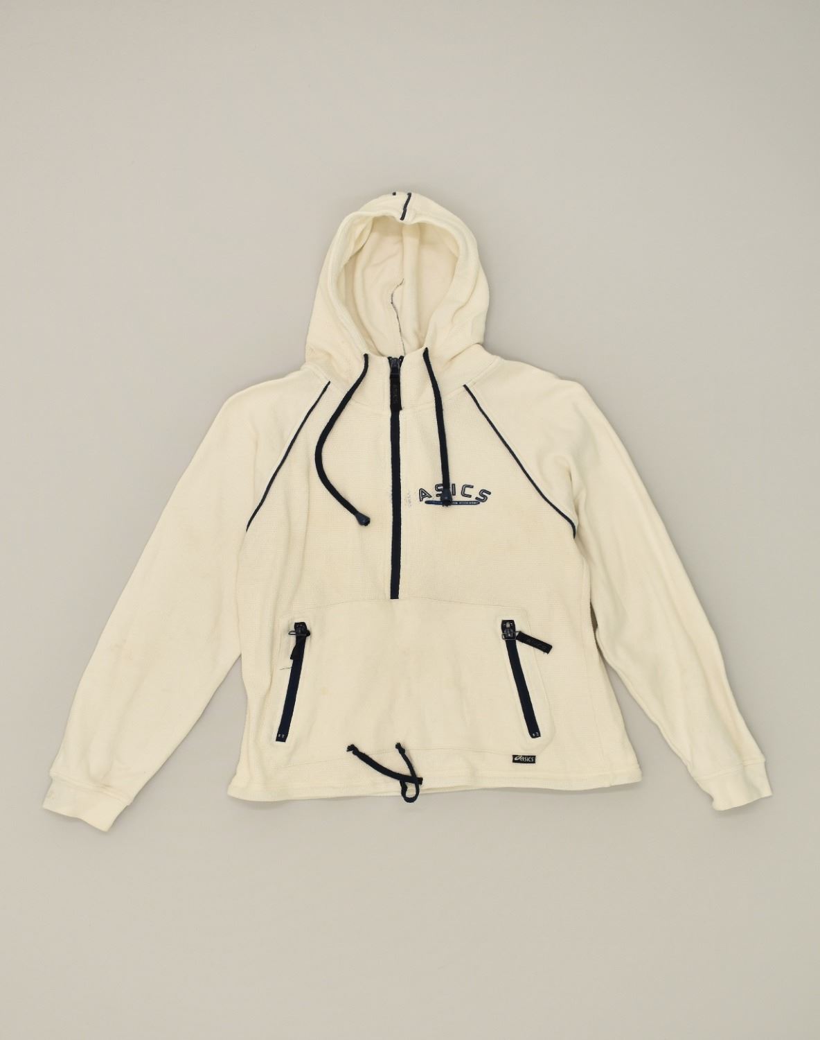 Asics clearance white hoodie