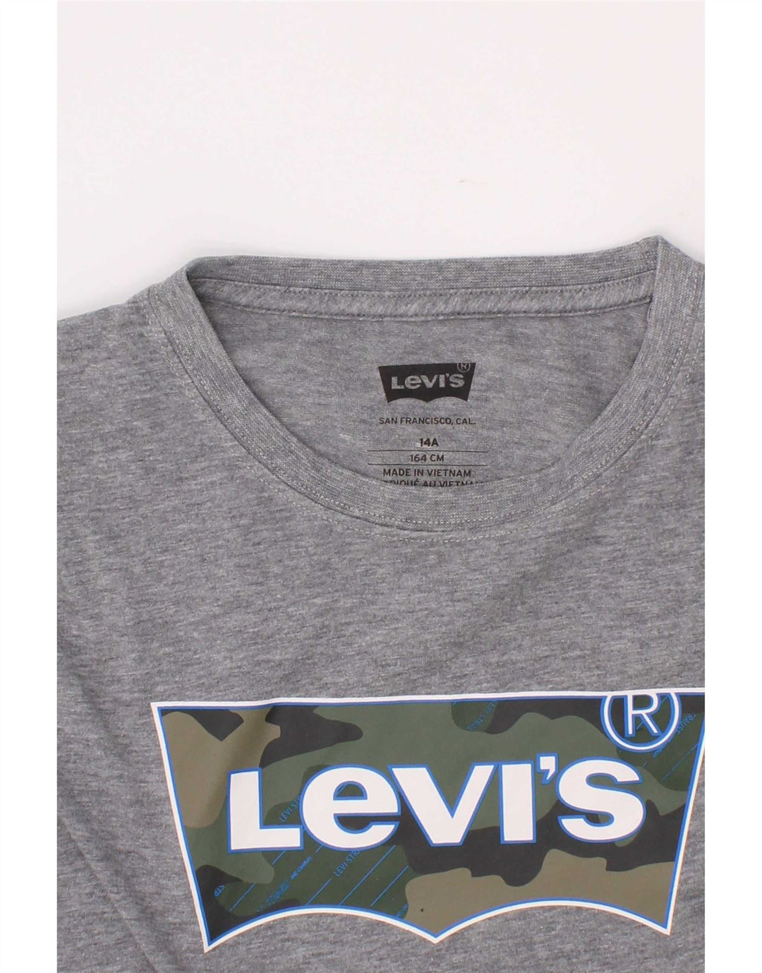 Levi's Boys Graphic T-Shirt Top 13-14 Years Grey