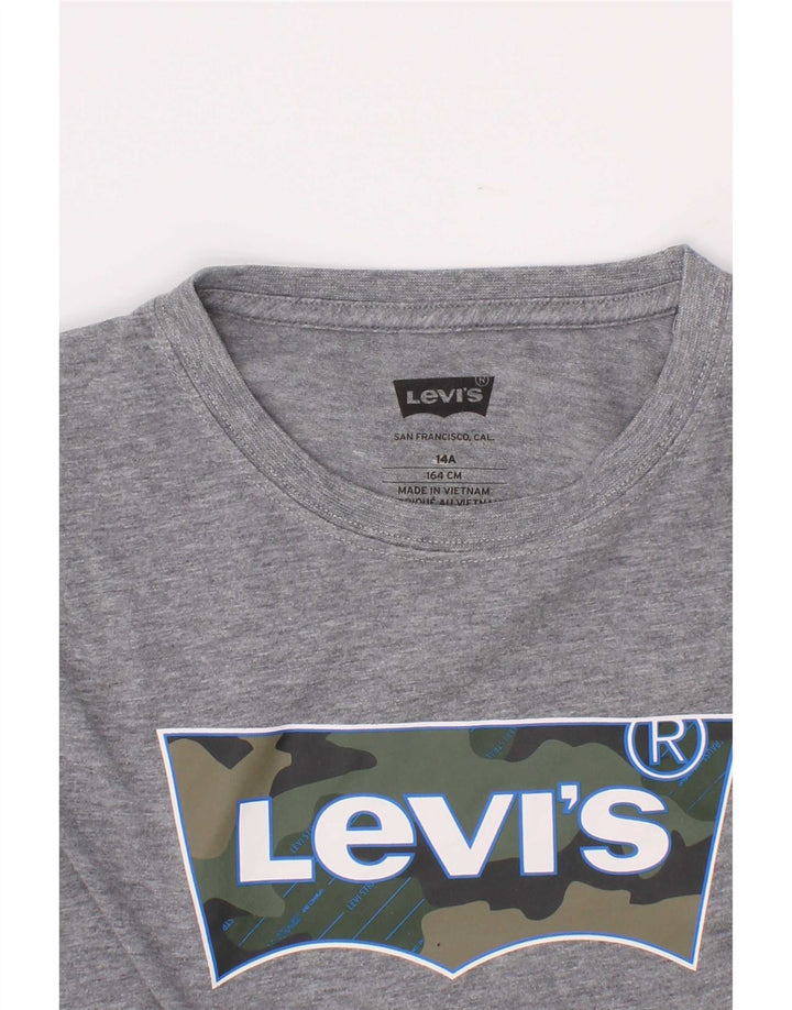 Levi's Boys Graphic T-Shirt Top 13-14 Years Grey