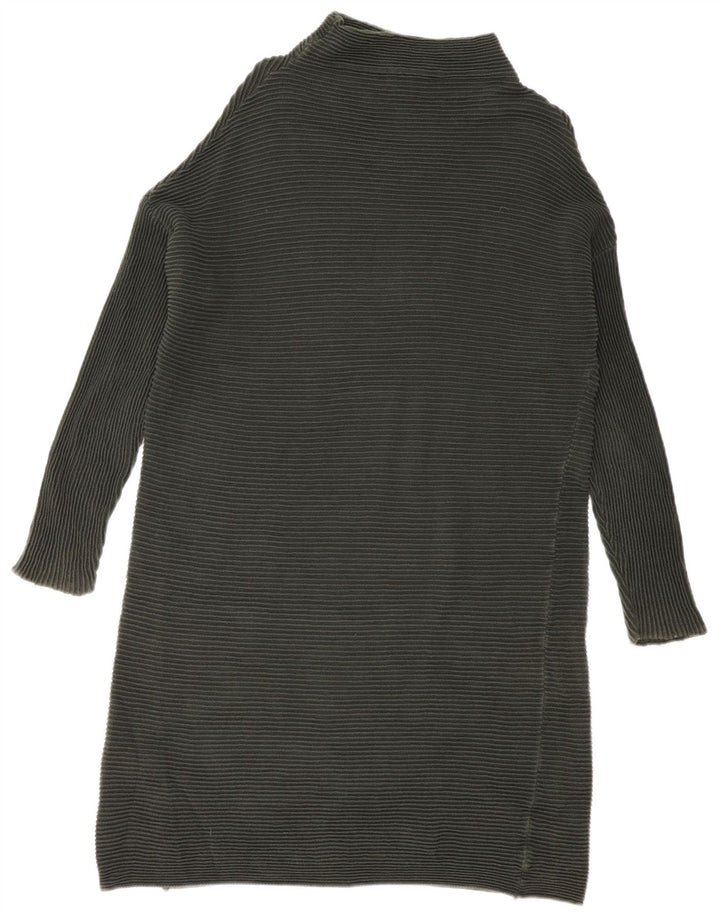 French Connection Womens Long Sleeve Jumper Dress UK 14 Medium Khaki