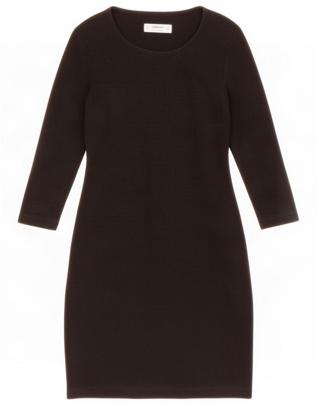 St Michael Womens Long Sleeve Basic Dress UK 12 Medium Black