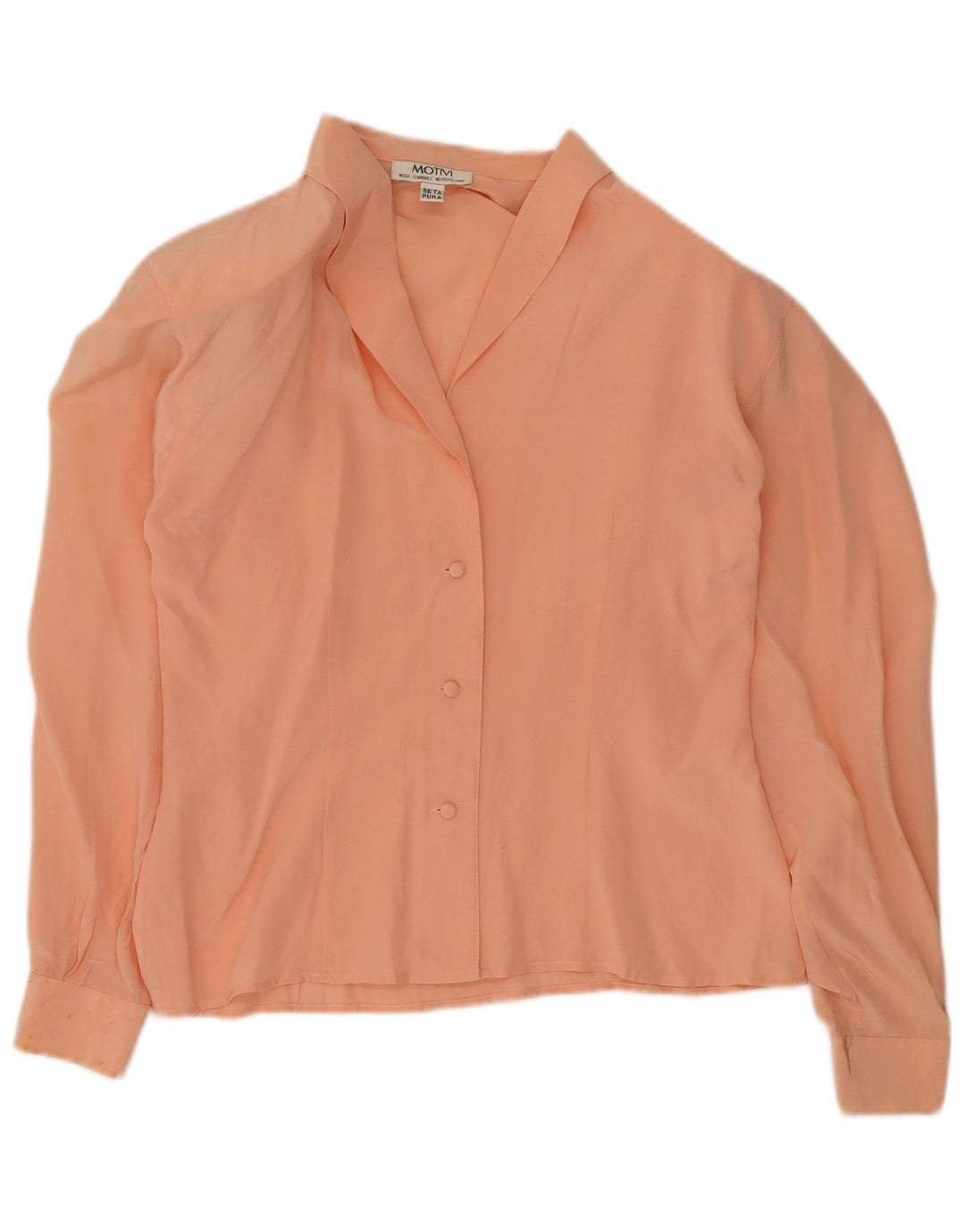 MOTIVI Womens Shirt Blouse UK 12 Medium Pink Silk