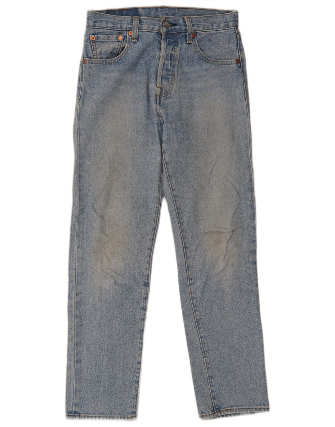 Levi's Mens 501 Straight Jeans W27 L28 Blue Cotton 90s
