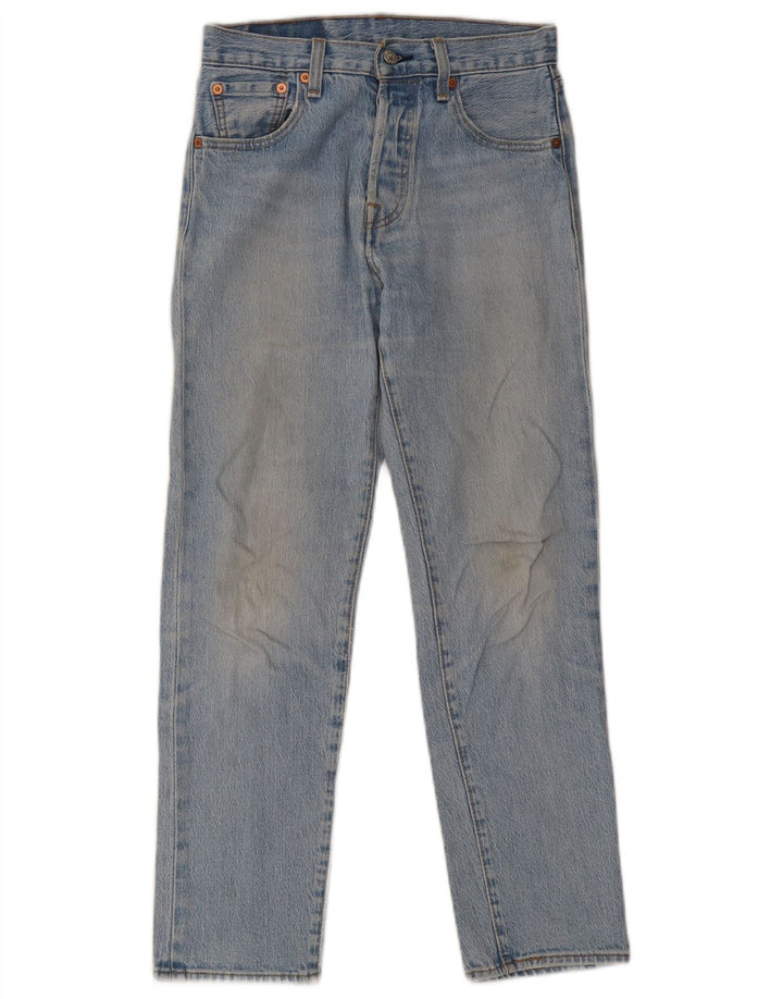 Levi's Mens 501 Straight Jeans W27 L28 Blue Cotton 90s
