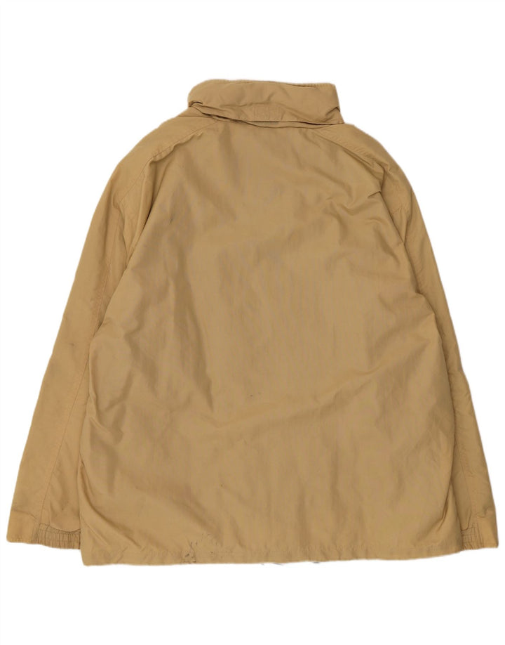 Kappa Mens Rain Jacket UK 42 XL Beige Polyamide