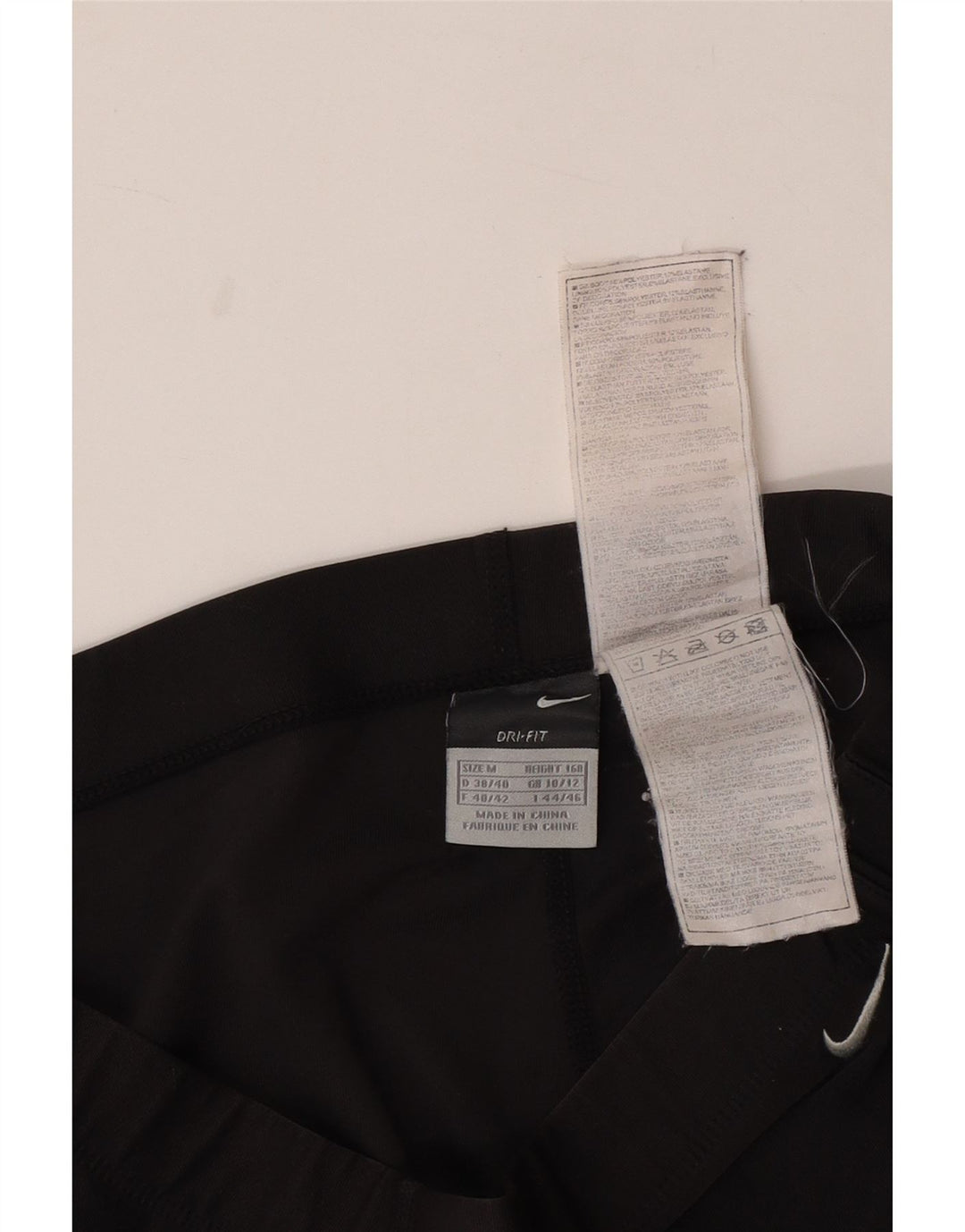 NIKE Womens Dri Fit Capri Tracksuit Trousers UK 10/12 Medium  Black