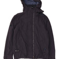 Superdry Mens Windcheater Hooded Windbreaker Jacket UK 36 Small Navy Blue
