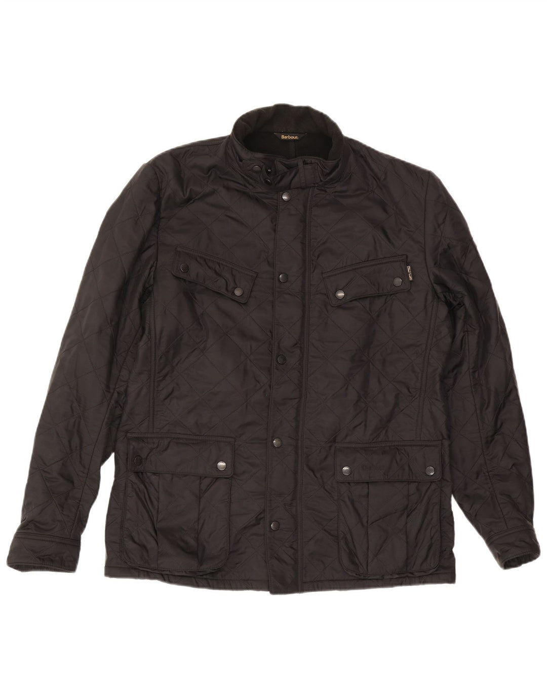 Barbour Mens Quilted Jacket UK 42 XL Black Polyamide