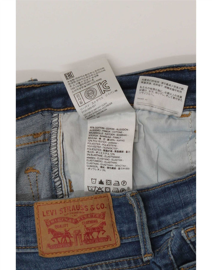 Levi's Womens 710 Super Skinny Jeans W29 L30 Blue
