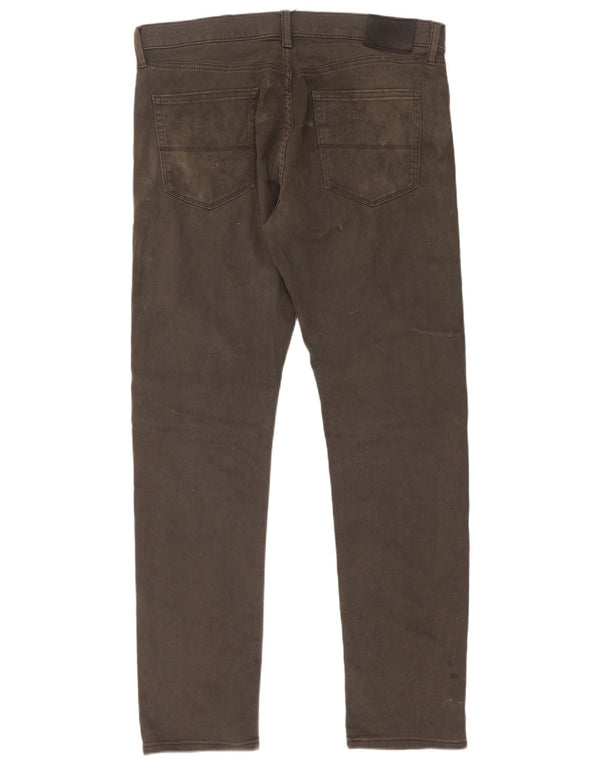 Marks & Spencer Mens Slim Jeans W34 L33 Grey Cotton