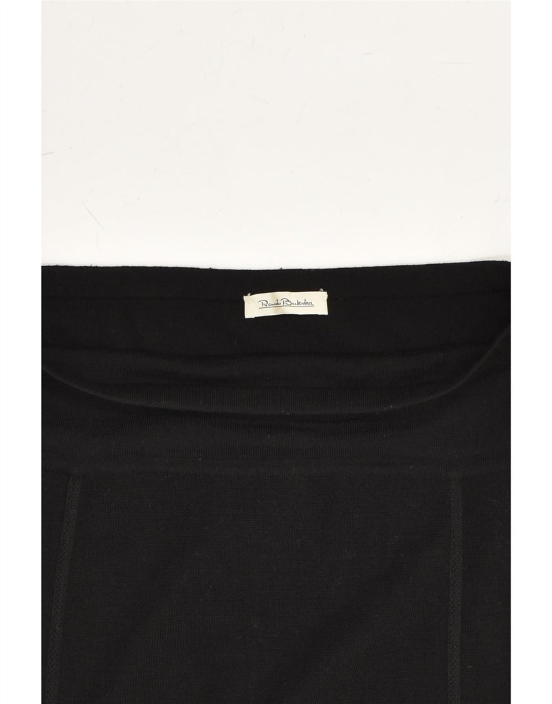RENATO BALESTRA Womens Straight Skirt W32 Large Black | Vintage Renato Balestra | Thrift | Second-Hand Renato Balestra | Used Clothing | Messina Hembry 