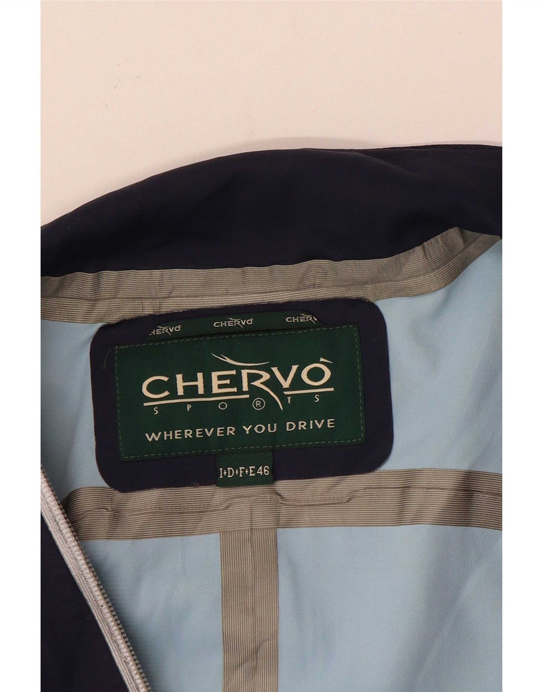 Chervo Mens Gilet IT 46 Small Navy Blue