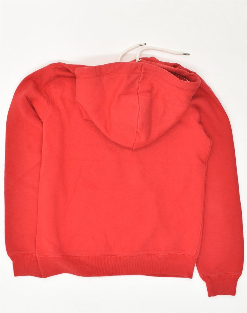 JACK WILLS Womens Graphic Hoodie Jumper UK 10 Small  Red Cotton | Vintage Jack Wills | Thrift | Second-Hand Jack Wills | Used Clothing | Messina Hembry 