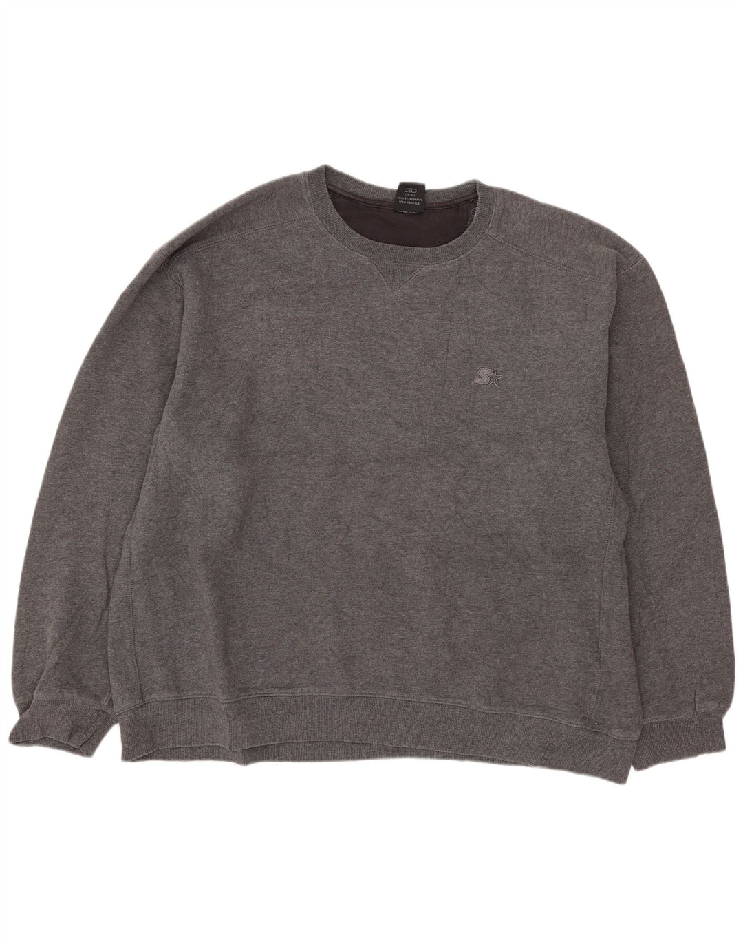 Starter Mens Sweatshirt Jumper UK 46/48 XL Grey Cotton