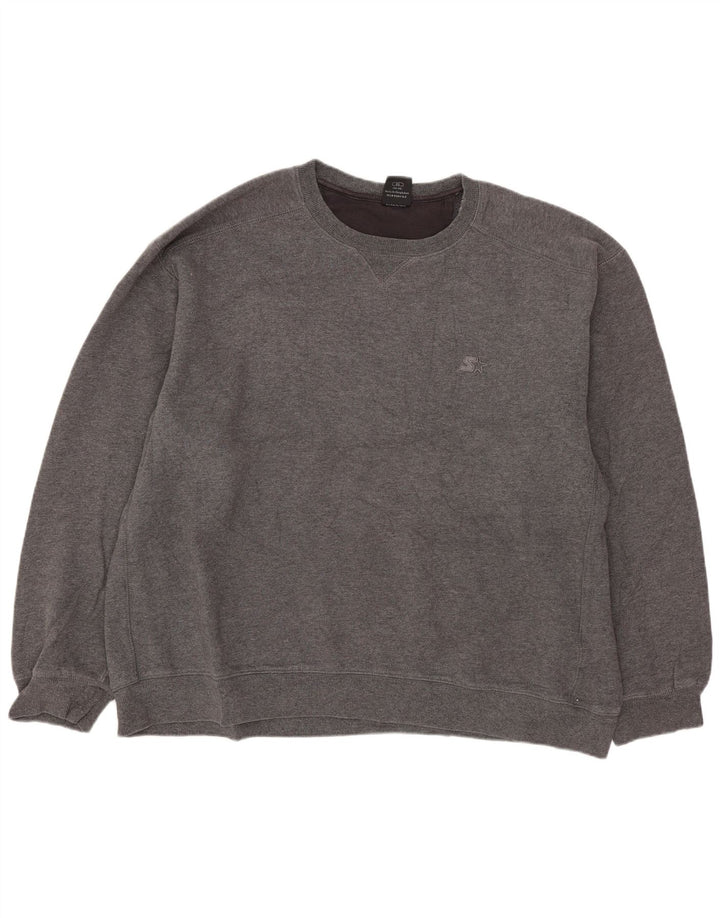 Starter Mens Sweatshirt Jumper UK 46/48 XL Grey Cotton