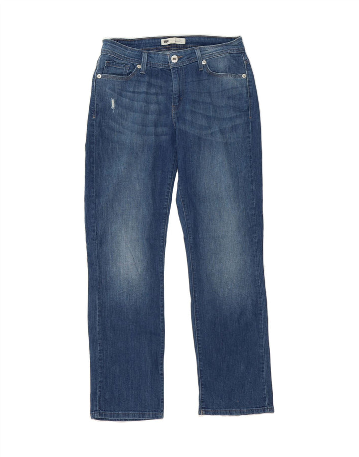 LEVI'S Womens Curvy Straight Jeans W31 L32 Blue Cotton Vintage Levi's and Second-Hand Levi's from Messina Hembry 