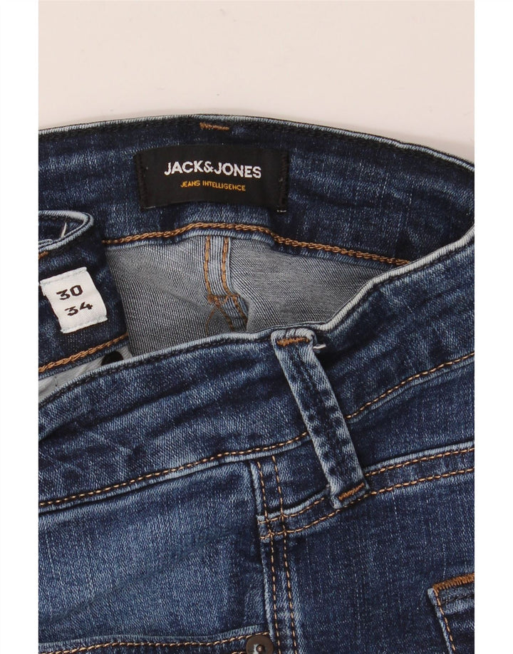 JACK & JONES Mens GLENN Slim Jeans W30 L30 Blue