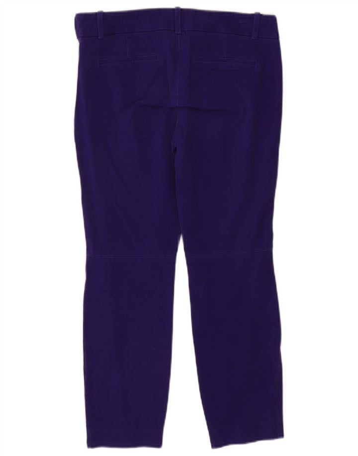 J. CREW Womens Minnie Slim Casual Trousers US 4 Small W27 L24 Purple
