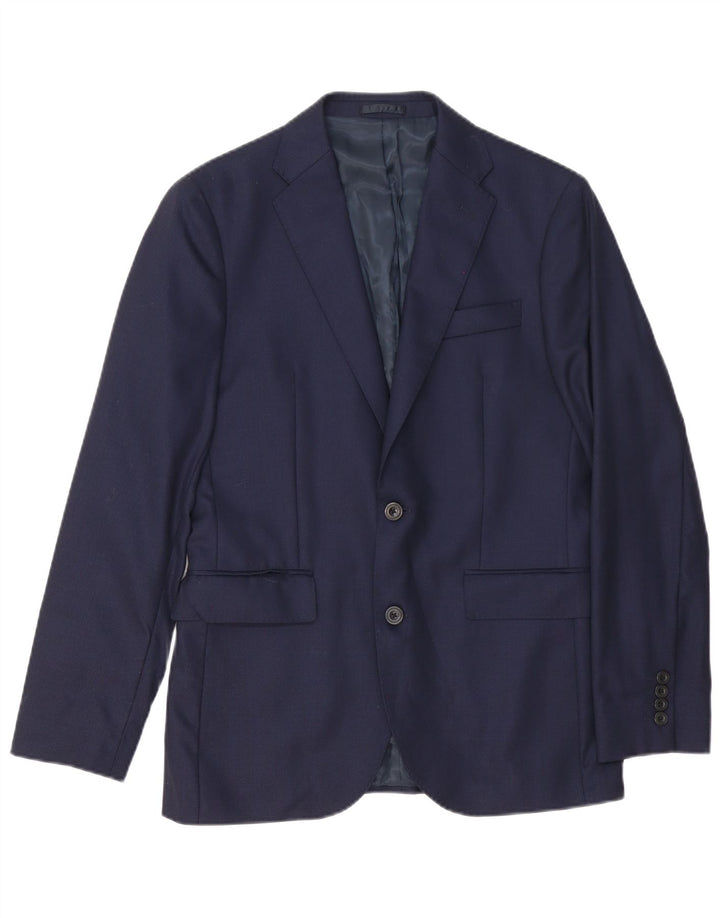 John Lewis Mens 2 Button Regular Fit Blazer Jacket UK 38 Medium Navy Blue