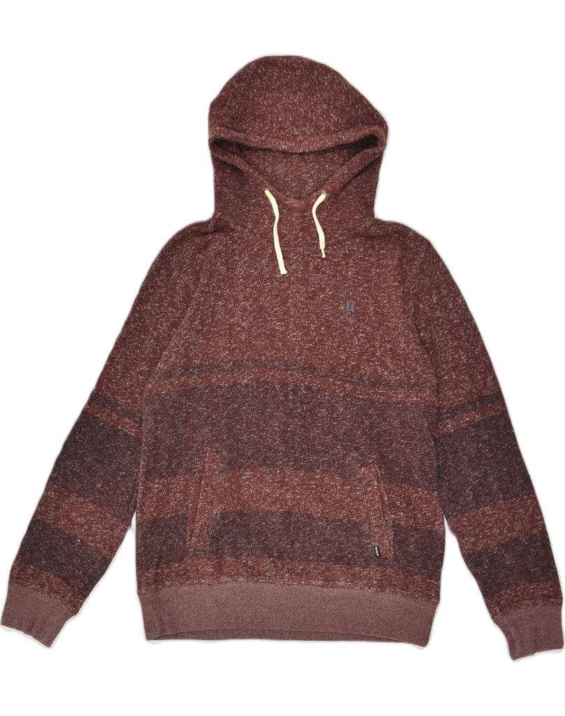 HURLEY Mens Hoodie Jumper Small Brown Flecked Cotton | Vintage Hurley | Thrift | Second-Hand Hurley | Used Clothing | Messina Hembry 