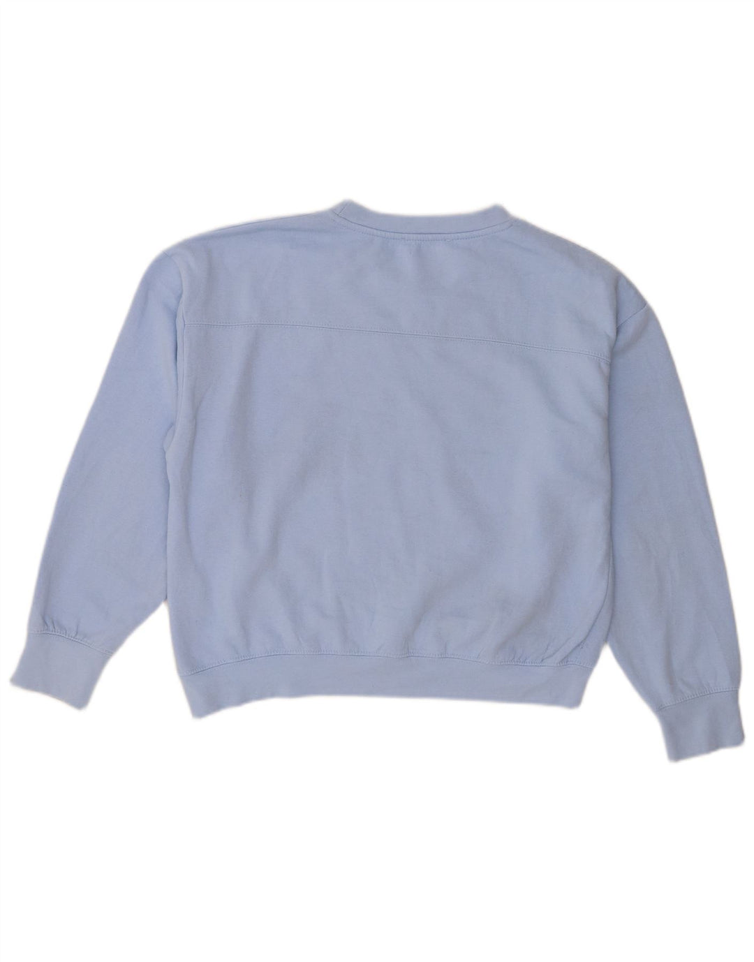 Zara Womens Oversized Sweatshirt Jumper UK 10 Small Blue Polyester