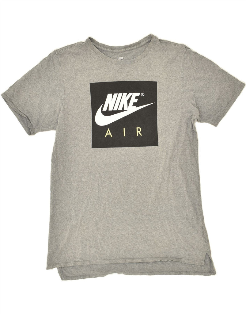 NIKE Mens Air Graphic T-Shirt Top Medium Grey Cotton | Vintage Nike | Thrift | Second-Hand Nike | Used Clothing | Messina Hembry 