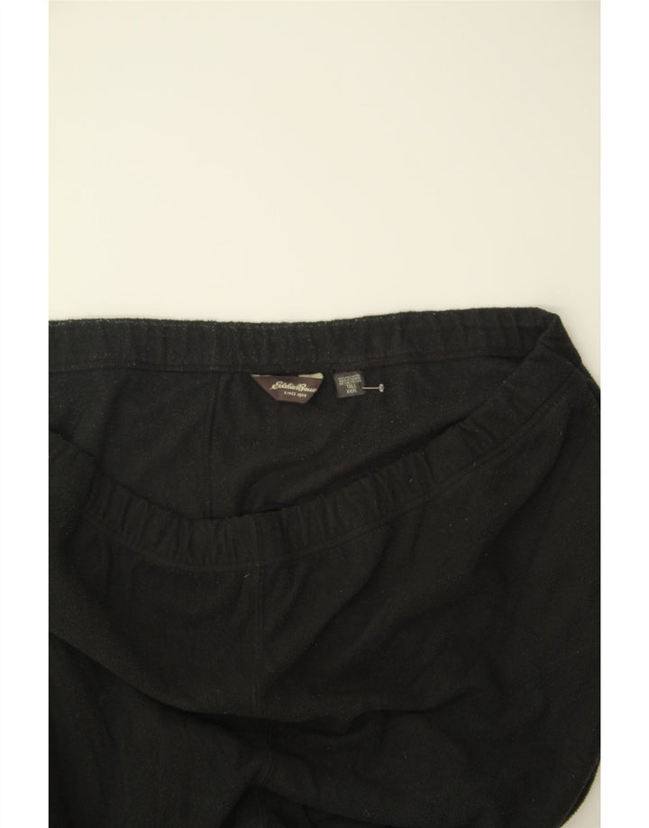 EDDIE BAUER Womens Tall Fleece Leggings UK 22 3XL  Black Polyester Vintage Eddie Bauer and Second-Hand Eddie Bauer from Messina Hembry 