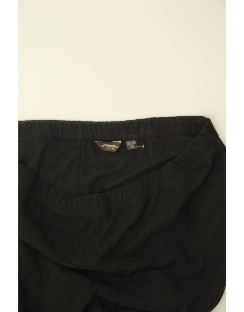 EDDIE BAUER Womens Tall Fleece Leggings UK 22 3XL  Black Polyester Vintage Eddie Bauer and Second-Hand Eddie Bauer from Messina Hembry 