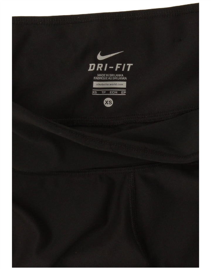Nike Womens Dri Fit Leggings UK 6 XS  Black