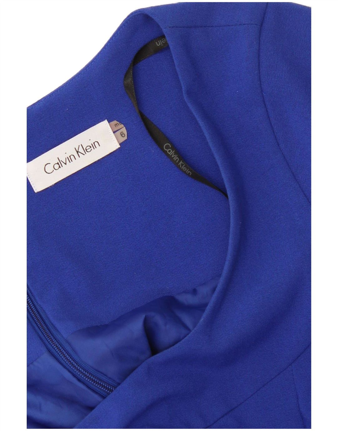 Calvin Klein Womens A-Line Dress US 6 Medium Blue