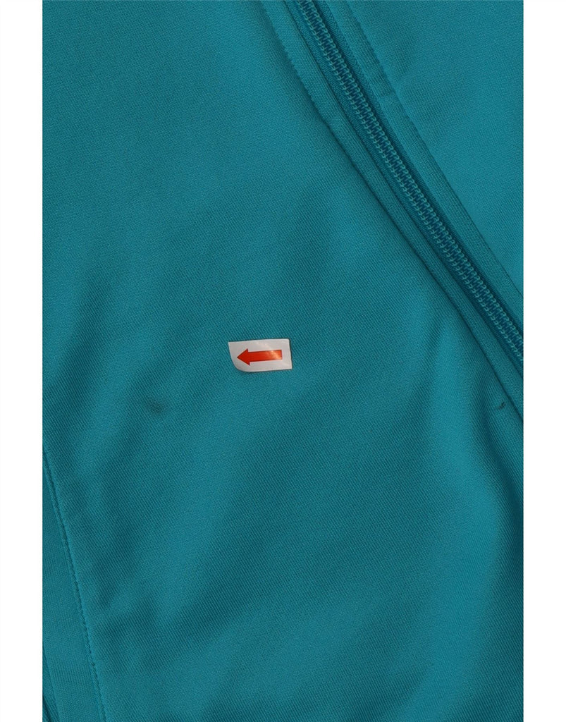ADIDAS Womens Climalite Tracksuit Top Jacket UK 12/14 Medium Blue Vintage Adidas and Second-Hand Adidas from Messina Hembry 